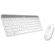 Logitech MK470 Slim Wireless Keyboard and Mouse Combo (White)