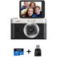 Kodak Pixpro C1 Digital Camera with MicroSD Card Bundle (Black)