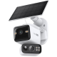 Tapo 2K Solar-Powered Dual-Lens Pan/Tilt Security Camera Kit