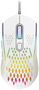 Laser Wired RGB Gaming Mouse (12800 DPI) - White