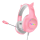 Playmax RGB Cat Ear Gaming Headset - Pink