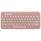 Logitech K380S Pebble Keys 2 Wireless Keyboard (Rose)